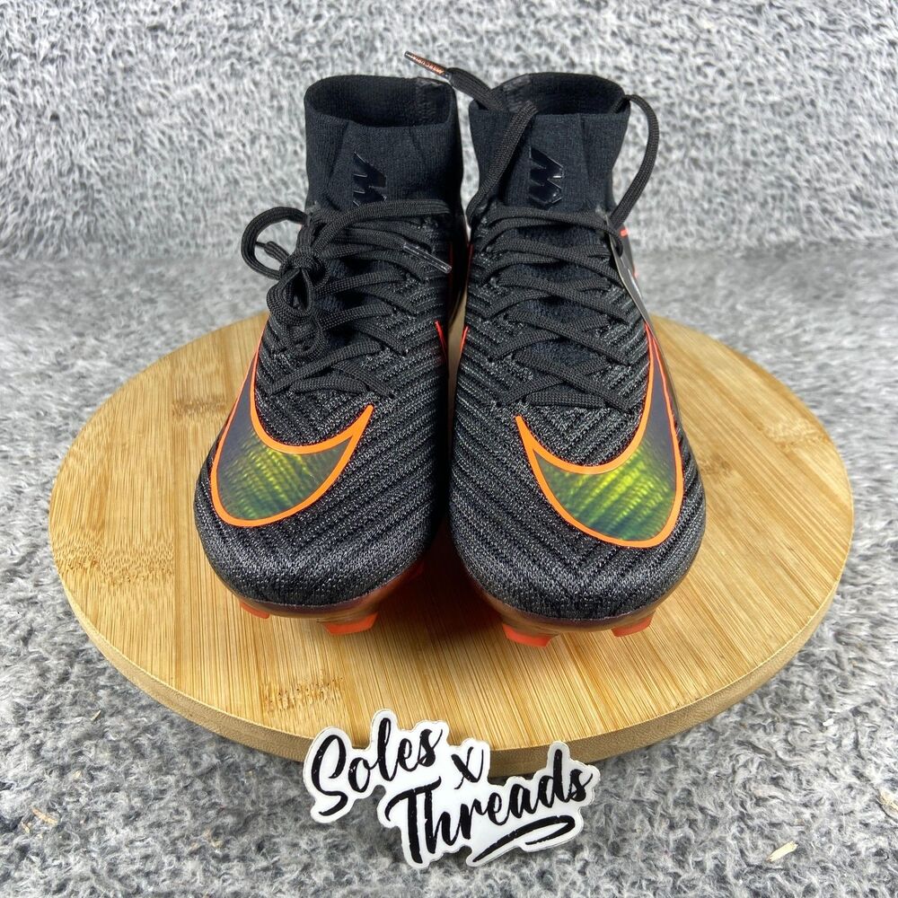 Nike Zoom Mercurial Superfly 10 Elite LV8 FG Soccer Size 5 Men Black IF4100-088 - Picture 3 of 6